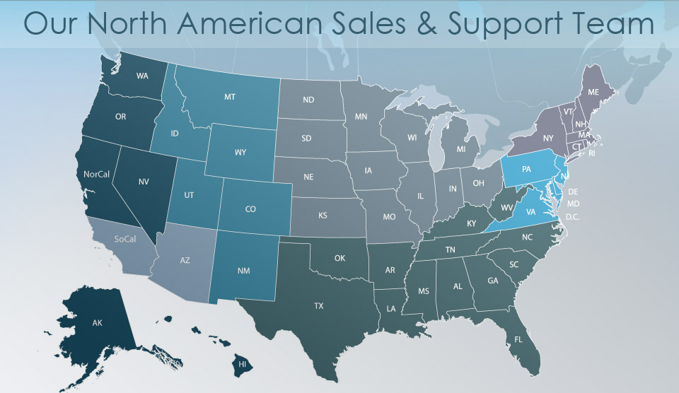 Trina Solar USA Sales and Service Regions
